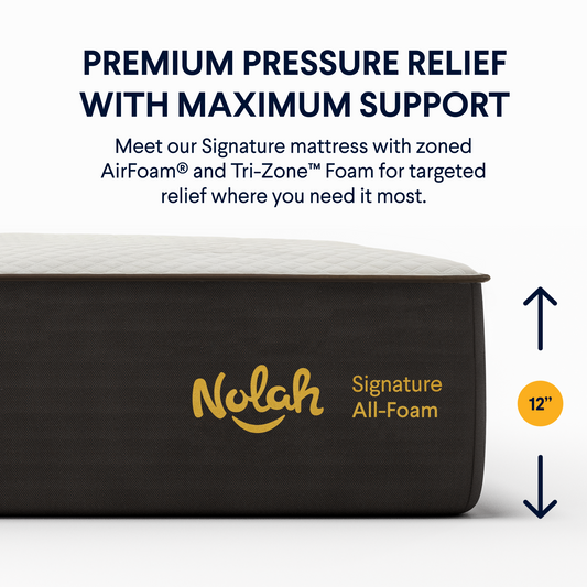Nolah Signature 12-inch mattress for The Mattress Shop, showcasing product image for Nolah Signature on the collection page.