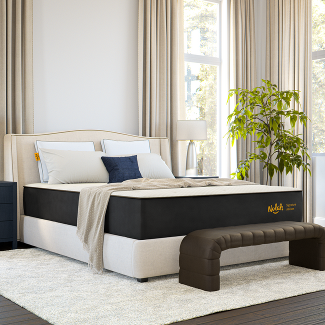 Nolah Signature premium foam mattress for The Mattress Shop, showcasing product thumbnail image for Nolah Signature on the product page.