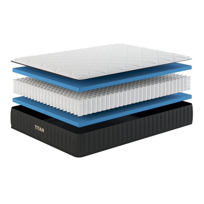 Built For Better Sleep for The Mattress Shop, showcasing product mattress hotspot layer image for Built For Better Sleep on the product page.