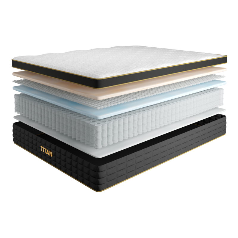 Built for Better Sleep for The Mattress Shop, showcasing product mattress hotspot layer image for Built for Better Sleep on the product page.